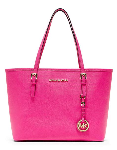 Michael Kors pink tote bags